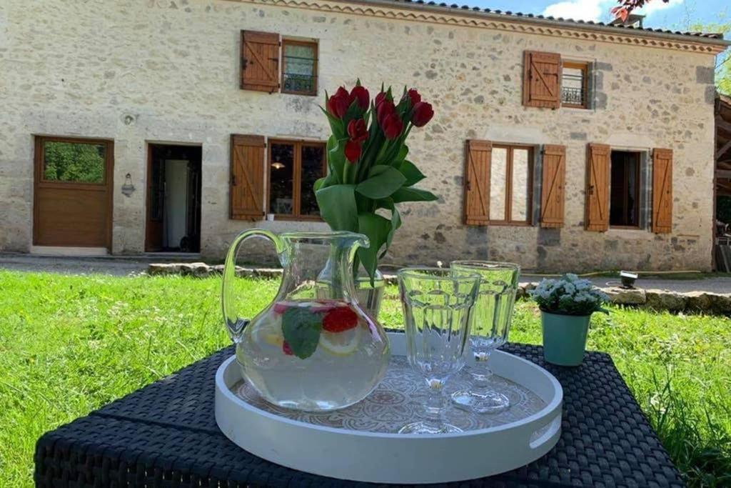 Gite Moulin De Lausseignan Barbaste ภายนอก รูปภาพ